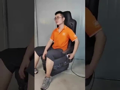 Assento de motorista de autocarro de couro em PU Suspensão de ar preta Assento A800 de luxo ajustável