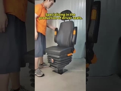 Assento de motorista de caminhão M801 Assento de suspensão mecânica PU de couro personalizado