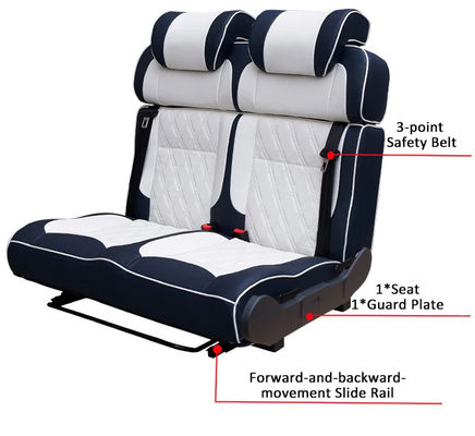 Assentos de carro modificados mpv van 2 assentos 3 assentos sofá cama