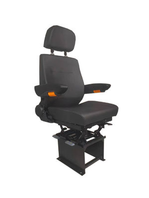 Assento estático traseiro ajustável S802 Air Ride Truck Seats PU Tecido de couro